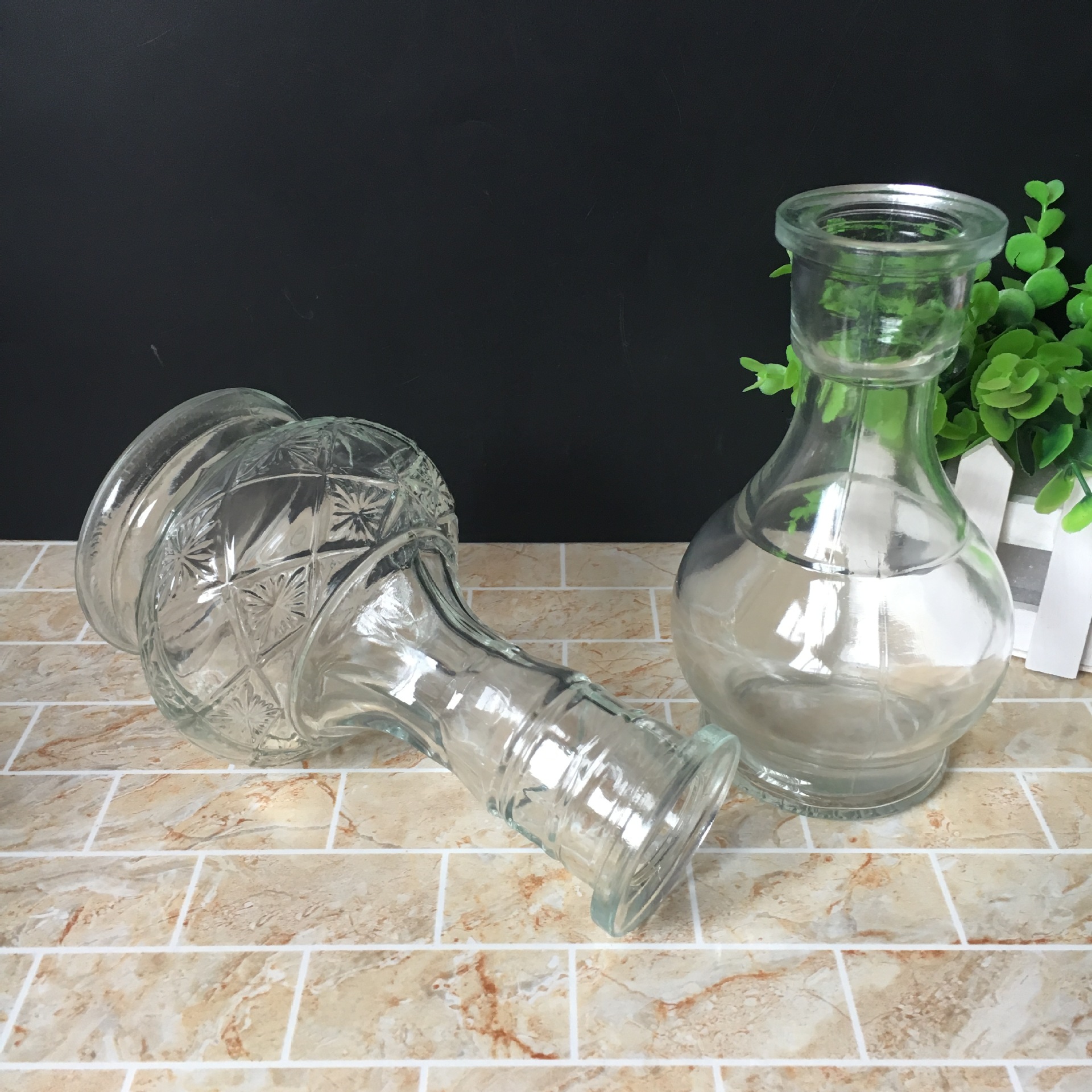 玻璃水烟壶水烟瓶订制水烟壶玻璃壶水烟壶玻璃壶生产厂家