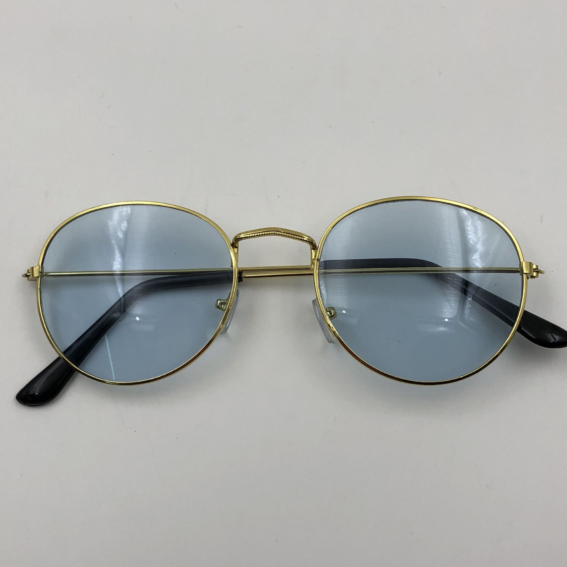 黑源速卖通爆款3447新款圆形太阳镜潮流韩版海洋片大框眼镜渐进片