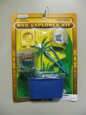 昆虫蝴蝶标子制作捕捉抓工具容量瓶子罐子记录本子小军刀