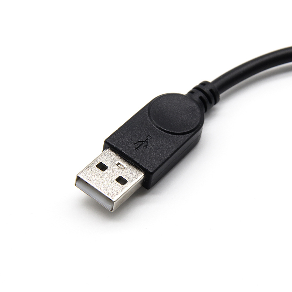 全铜方口带螺丝孔 usb公转打印口母转接线 usb2.0 a公转b母带耳朵