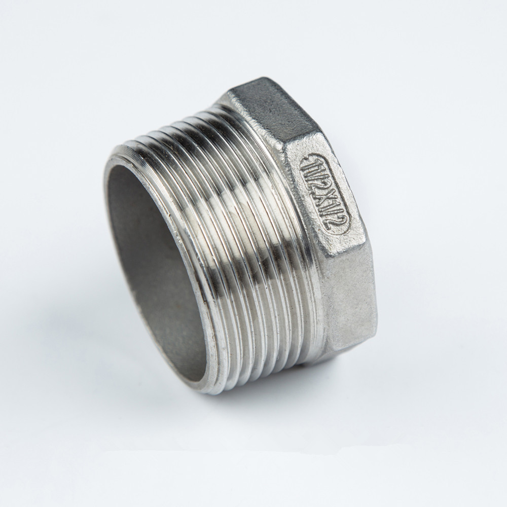 不锈钢304内外丝转换接头补芯 六角补芯内外丝接头304不锈钢补芯