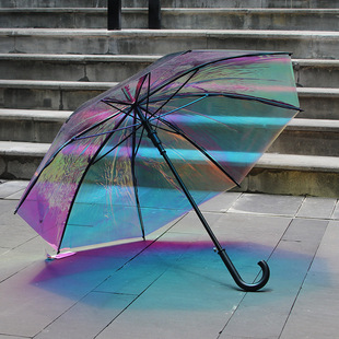 34寸pvc白色透明雨伞150大号双人高尔夫抗风加厚长柄透明伞质量好