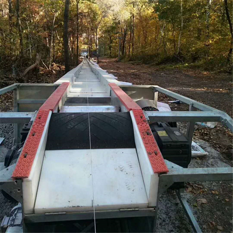 景区魔毯外形美观两侧有护栏 诺泰克观光输送带 诺泰克