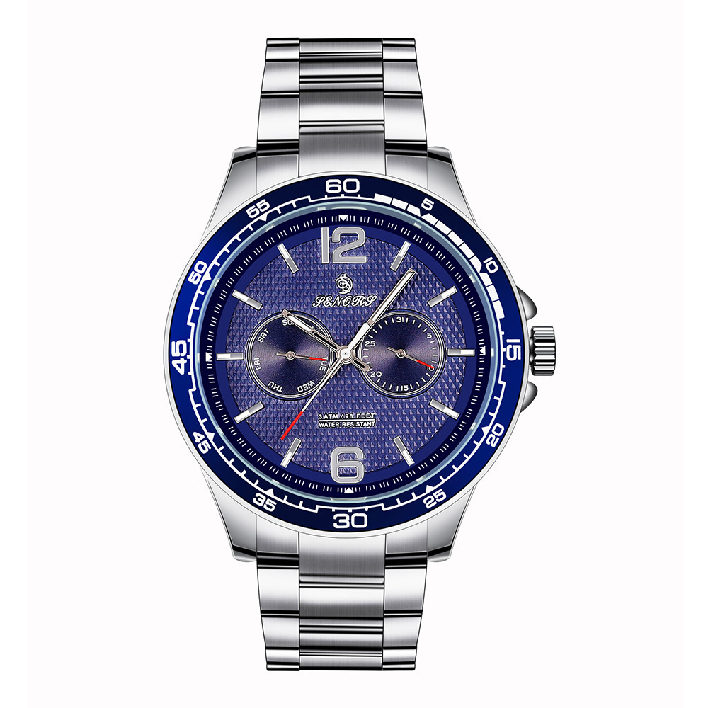 赛娜斯senors跨境专供户外运动防水非机械表多功能男士手表sn098