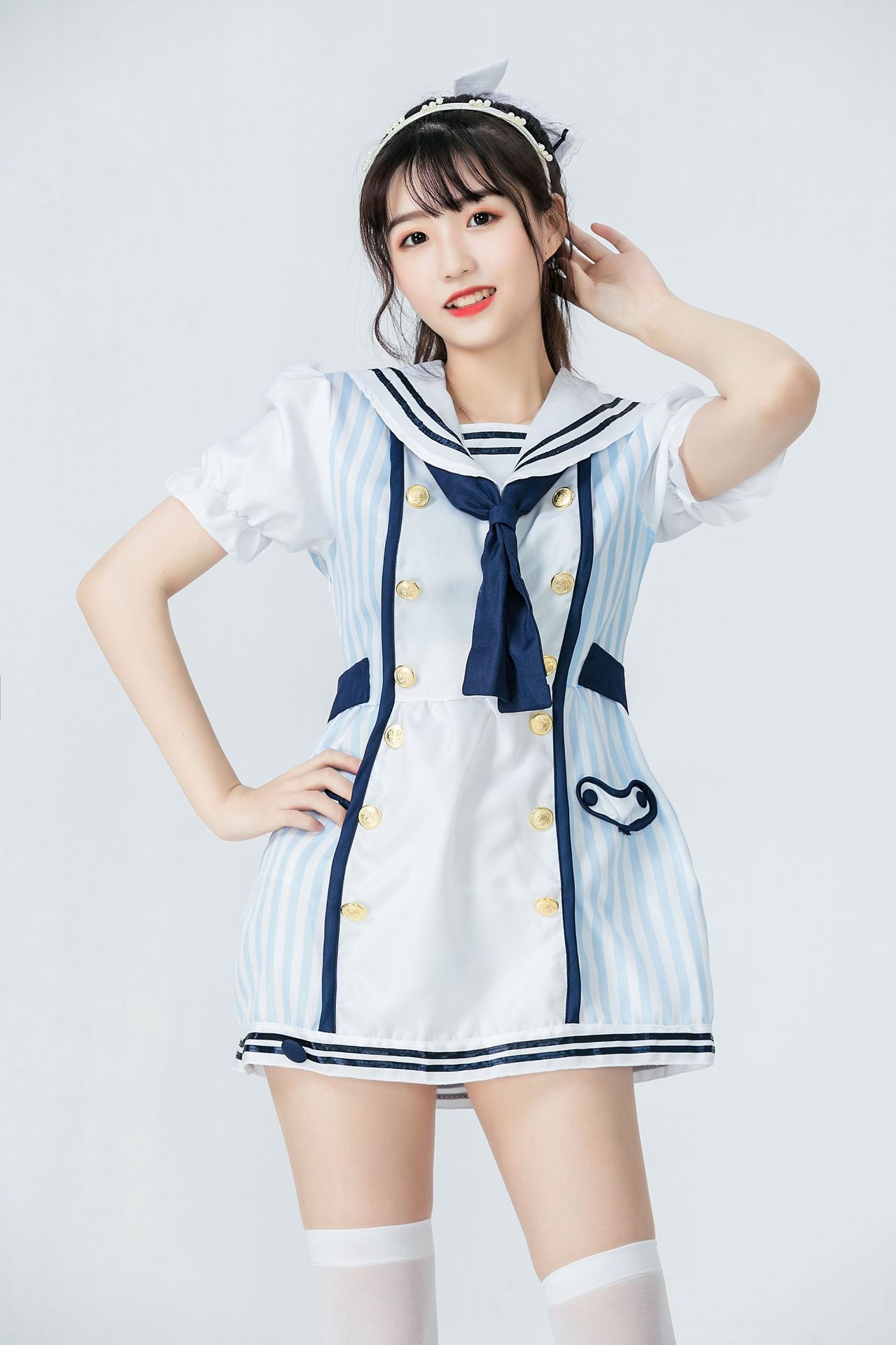 动漫lovelive 海盗未觉醒cosplay海贼物语日常水手服cos套装批发