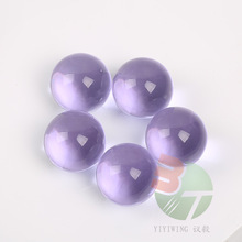 10颗22mm深紫玻璃弹珠22毫米浅紫镀色装饰圆球摆件150克