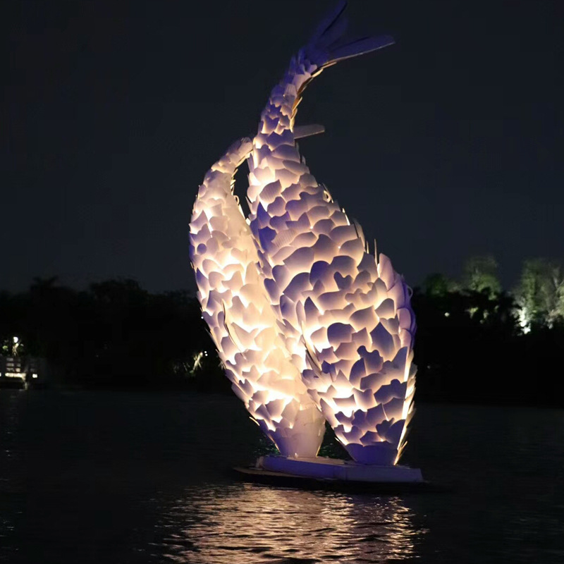 户外景观灯led鱼型落地灯售楼部别墅酒店防水公园花园喷泉广场灯