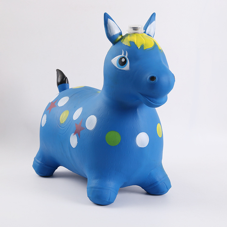 厂价批发儿童充气玩具跳跳马大号加厚音乐彩绘地摊热卖 环保材料