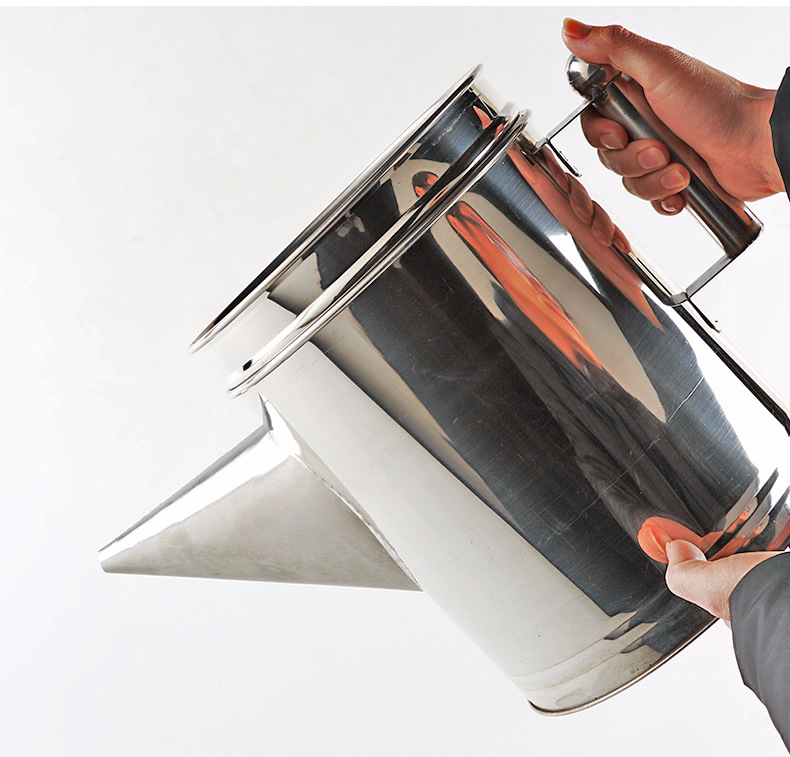 陶艺倒浆桶 注浆桶 不锈钢桶带过滤筛网 注浆倒浆工具带筛灌浆桶