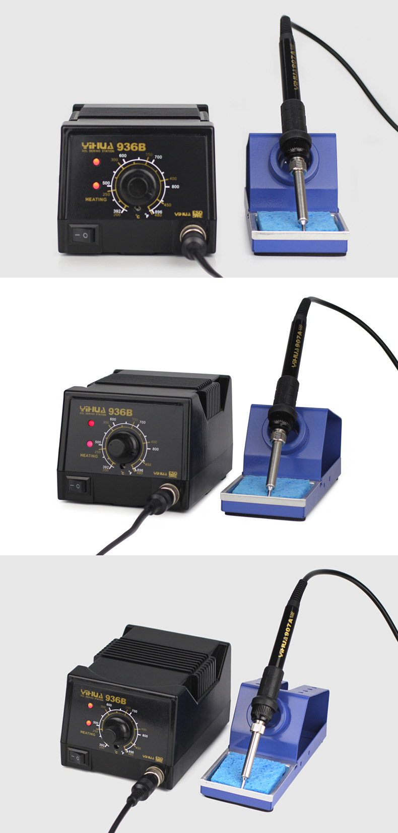 谊华yihua936b焊台 防静电焊台 恒温焊台 936发热芯