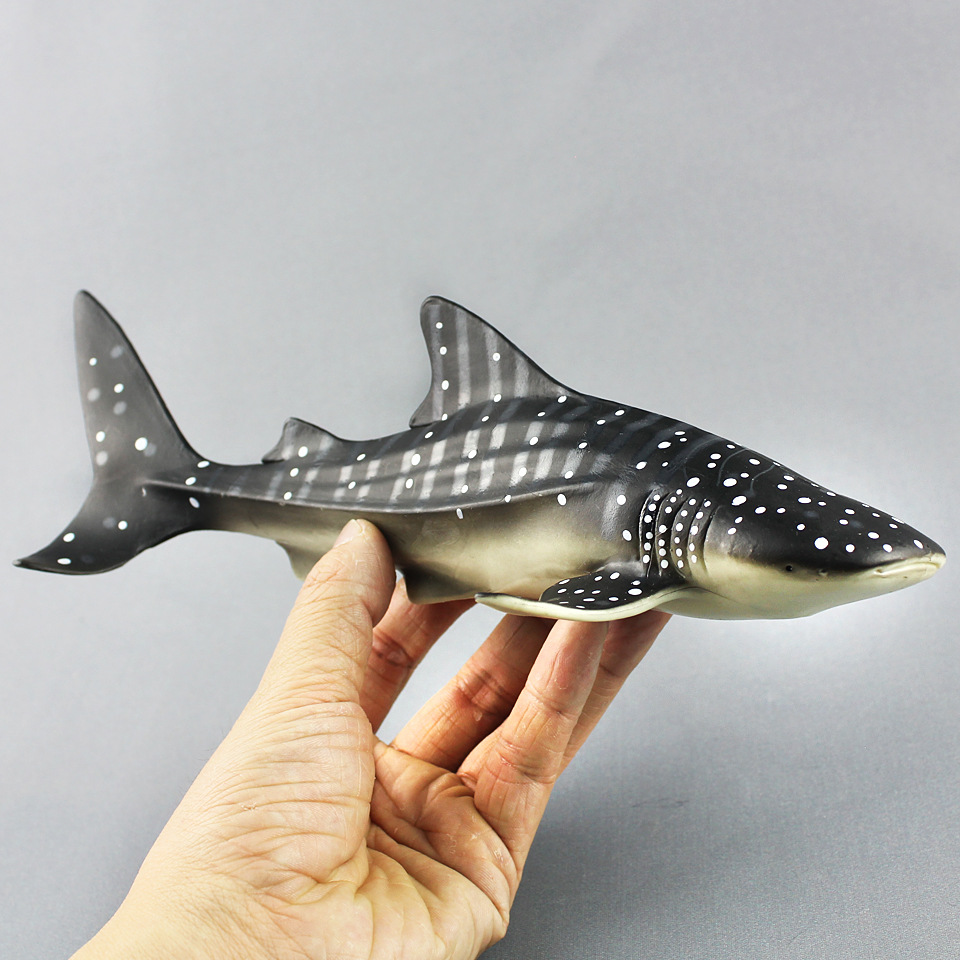 外贸亚马逊速卖通仿真大鲸鲨实心海洋生物模型儿童男孩玩具摆件