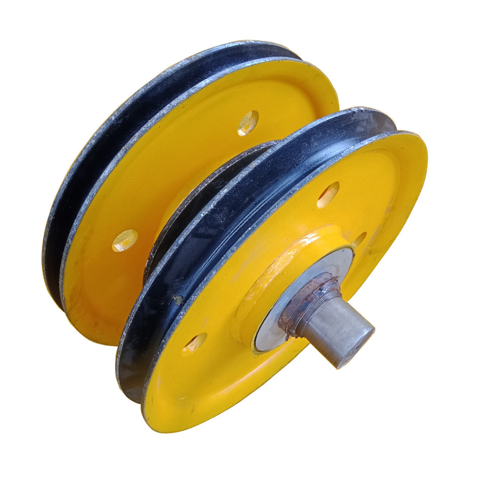 厂家供应 起重机升降滑轮组 耐磨港机滑轮组 钢丝绳导向滑轮片