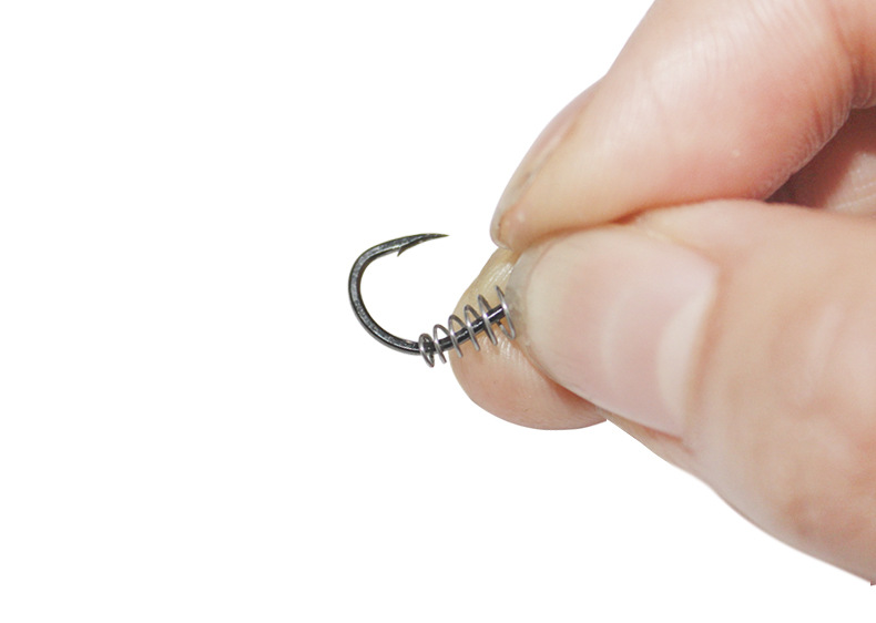 鲢鱼弹簧钩爆炸钩弹簧鲢鳙双钓组鲢鳙伊势尼钩钓鱼钩