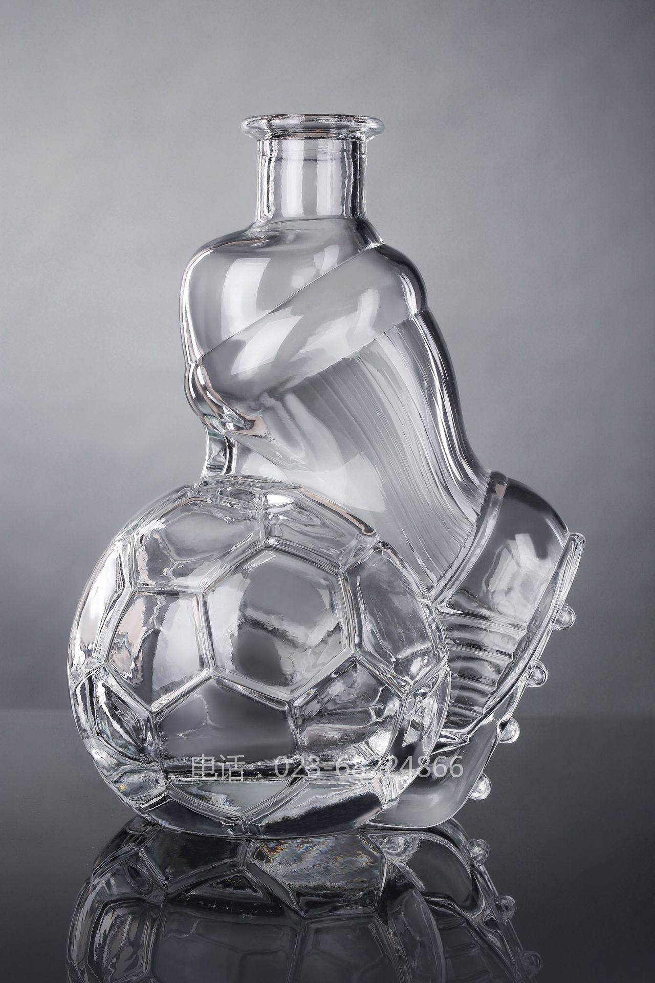 750ml玻璃酒瓶/玻璃洋酒瓶/白兰地酒瓶/威士忌酒瓶(hj-y019)