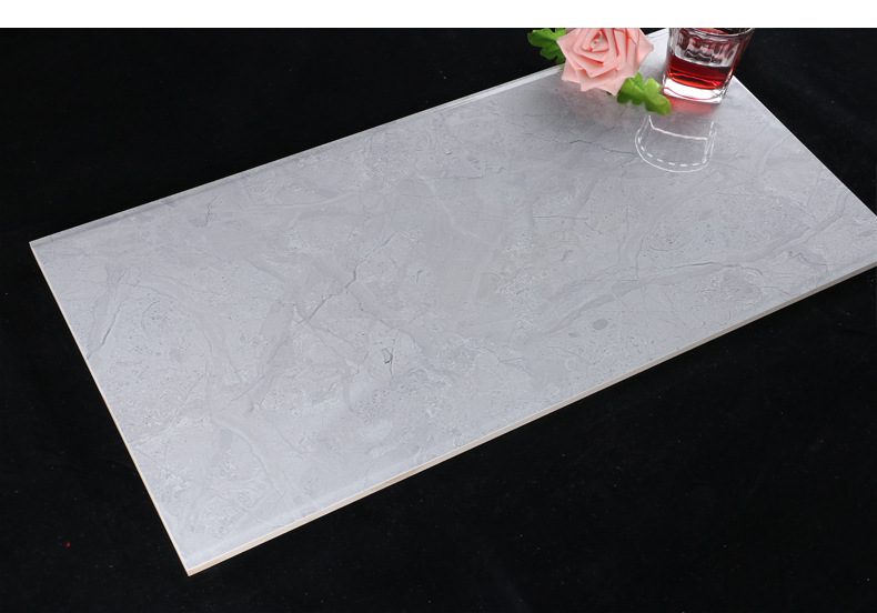 厨卫浅灰色墙砖 佛山不透水瓷砖 300*600墙砖 300*300地砖 釉面砖