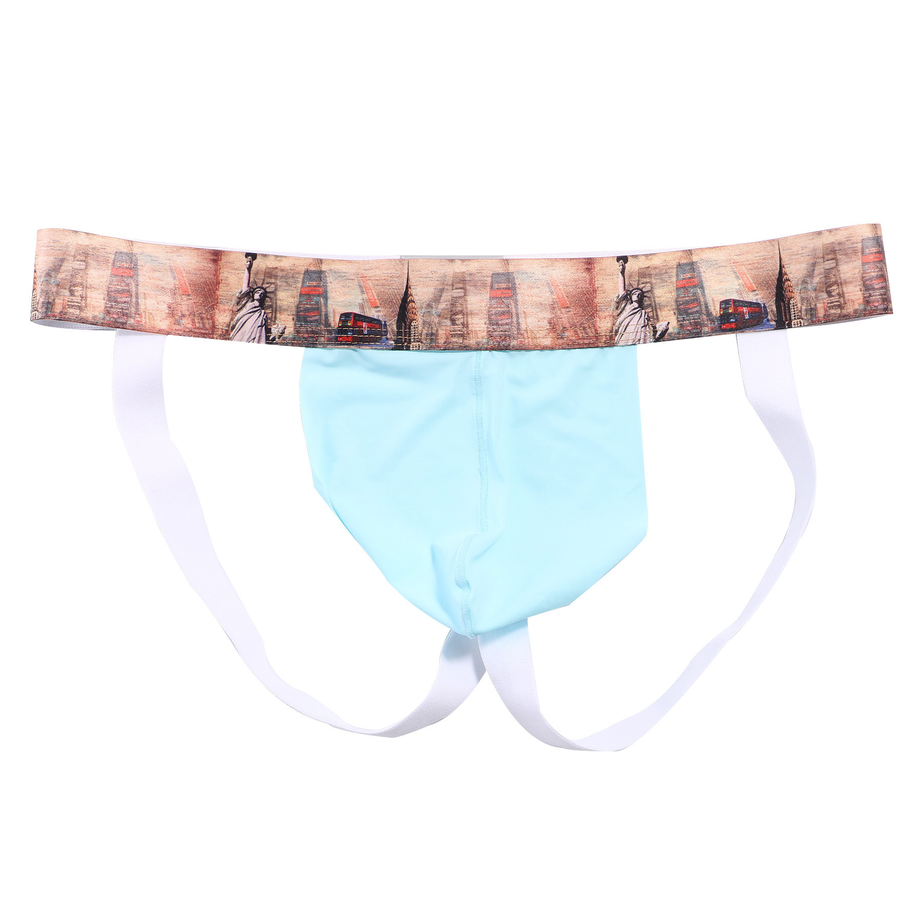 男士情趣内裤超薄无痕丁字裤男低腰性感透气后空双丁淘宝外贸货源