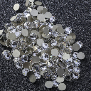 手工diy材料包透明钻圆钻玻璃水钻散钻补钻美甲钻手表钻