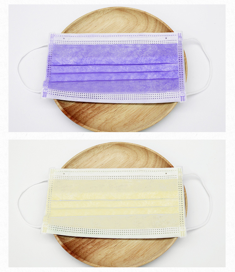 厂家直销超值一次性三层防尘口罩 无纺布口罩过滤防护透气50个