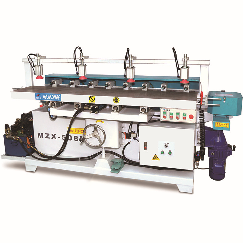 厂家直供mzx-508a液压多轴钻木工机械 半自动铣槽机佛山厂家