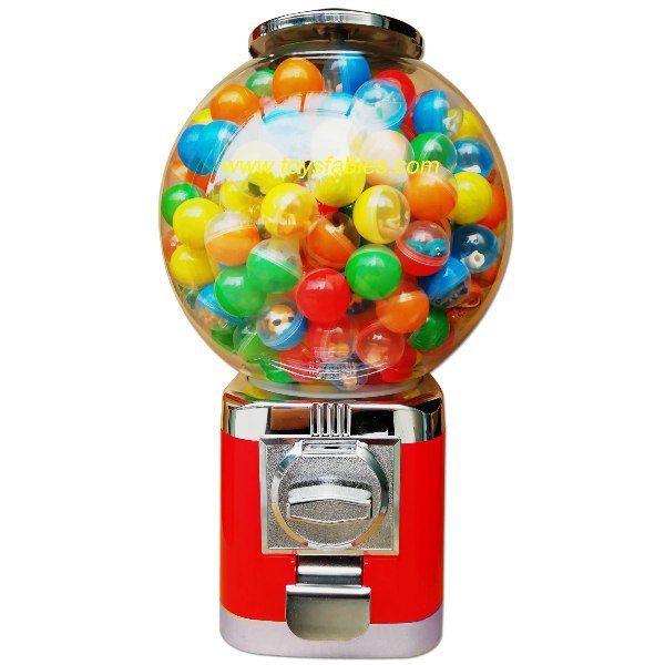 一元投币弹球机 投币玩具机 彩虹糖机器 可以商用或家用 pc桶25cm