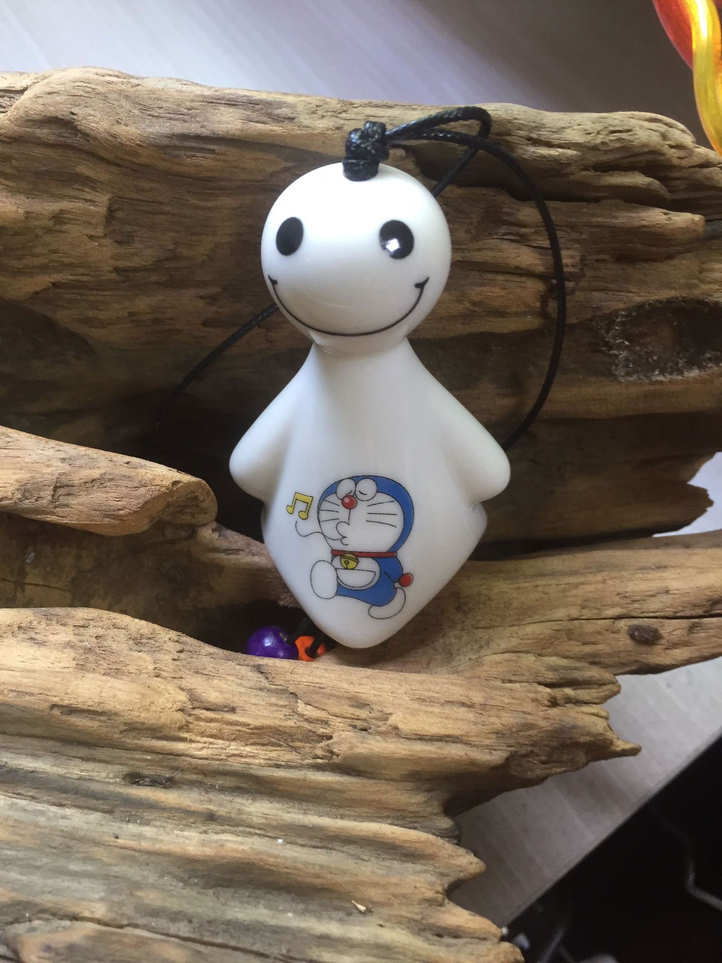 日式萌物卡通一休哥公仔 陶瓷风铃 小号晴天娃娃挂件 diy挂饰门饰