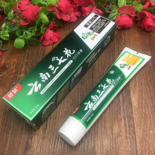 牙膏批发 舒晨云南三七花牙膏 清新除口气大支160g