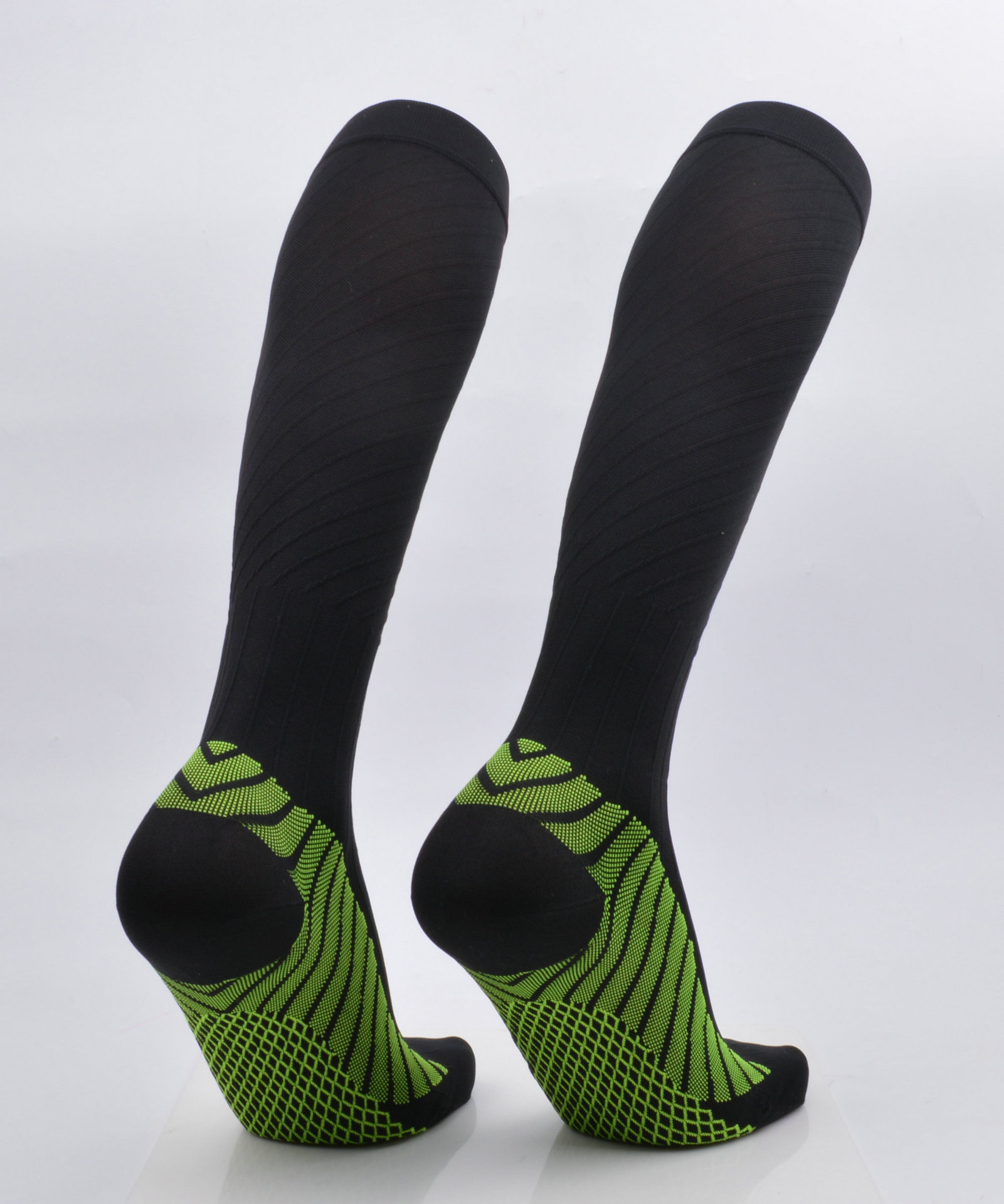 直播带货 跑步骑行压缩袜 户外运动护腿梯度越野绑腿袜马拉松男女