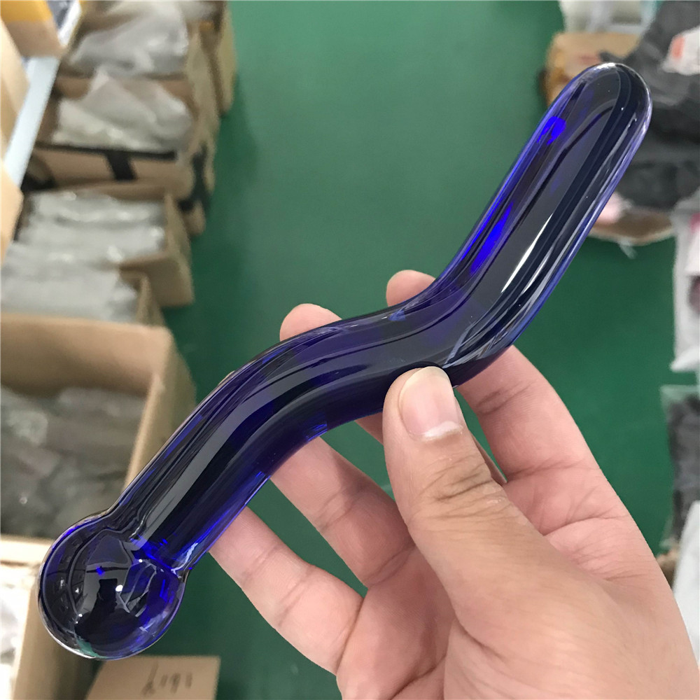 zcz情趣水晶玻璃棒自慰棒后庭塞282