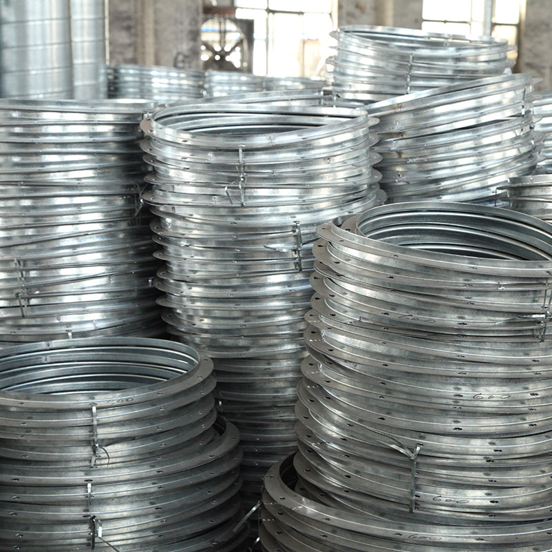 风管不锈钢镀锌法兰通风管道耐腐蚀法兰盘配件吸尘烟道连接法兰片