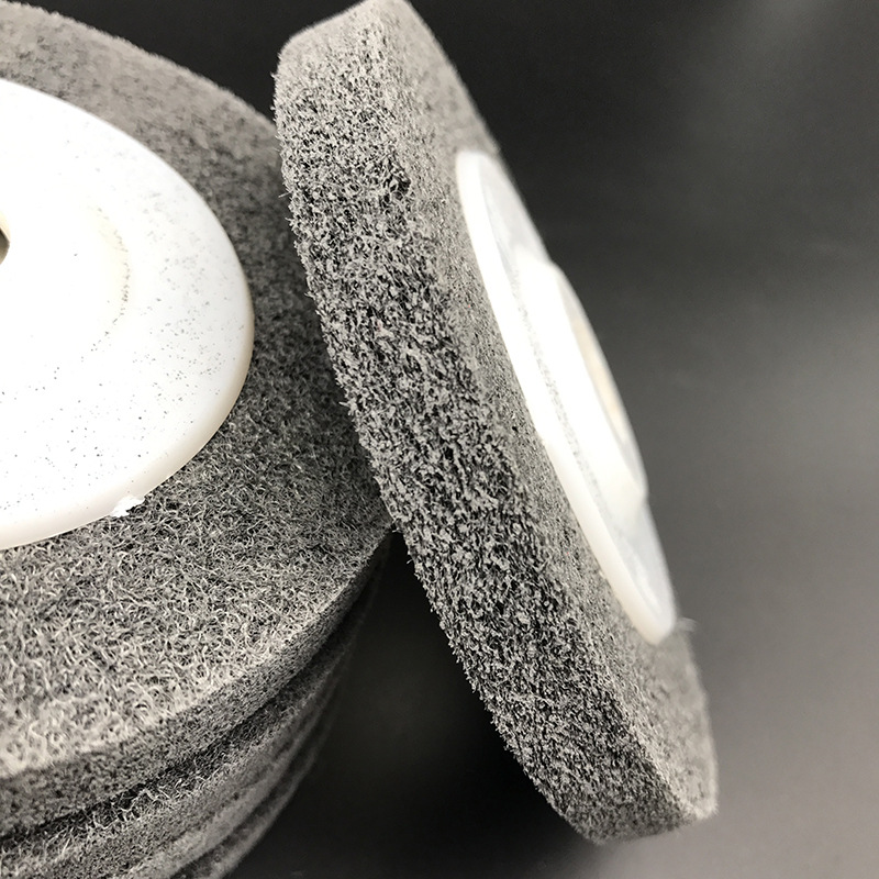 厂家供应尼龙抛光片镜面研磨轮细毛 纤维轮不锈钢角向抛光轮