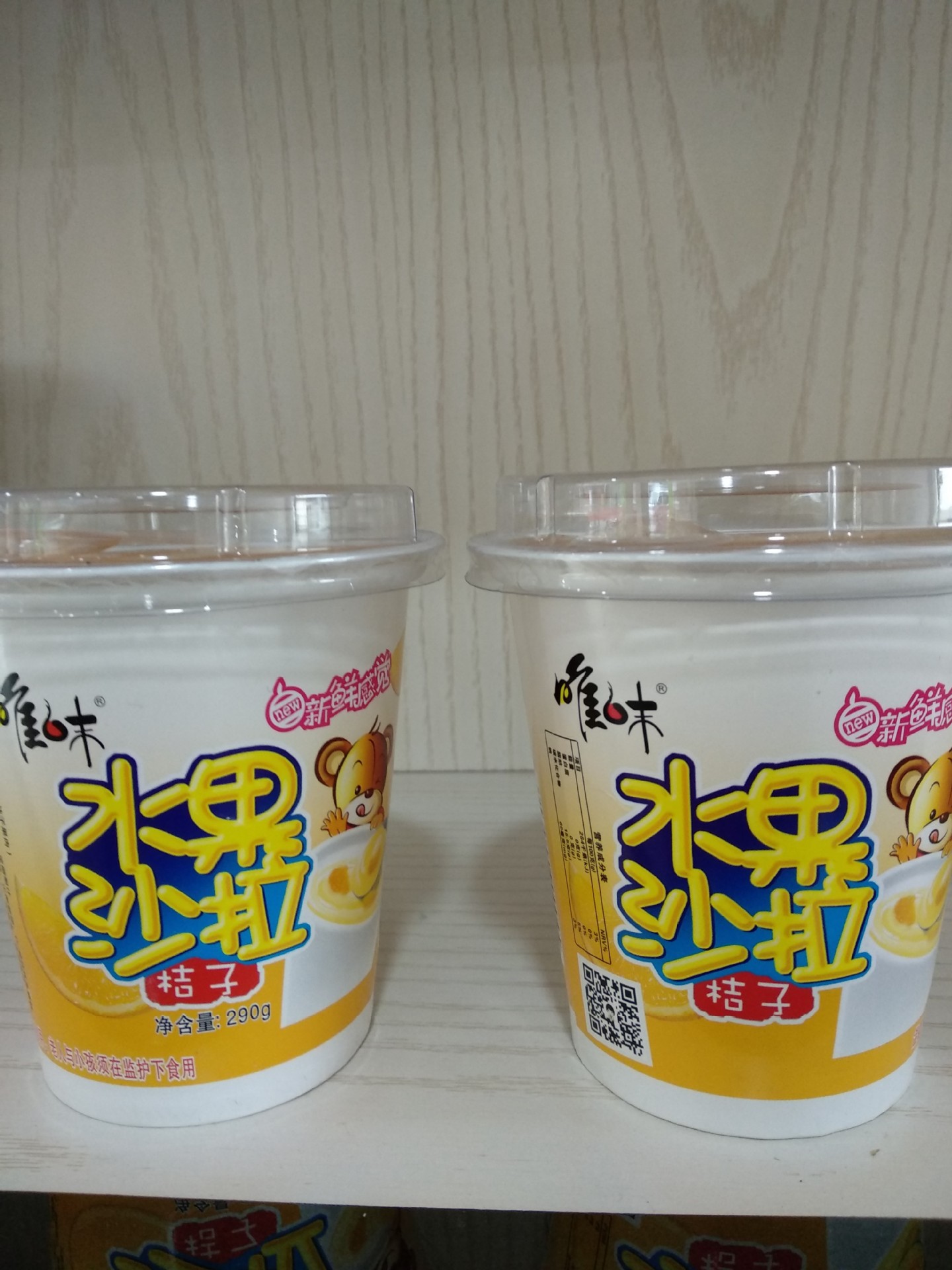 唯味 水果沙拉 看得见的水果 水果饮料 一箱/12个*290克