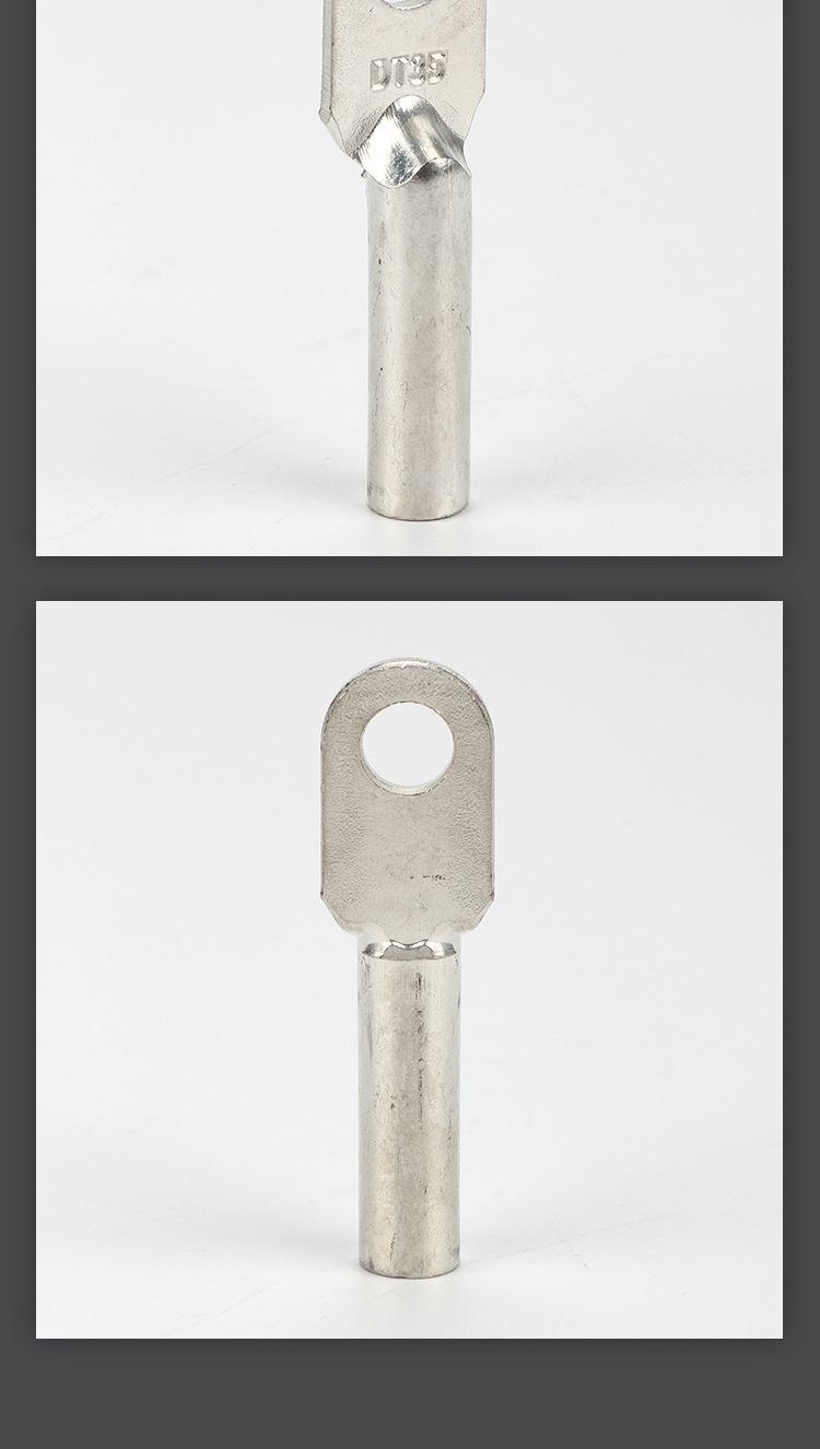 厂标镀锡铜鼻子dt-35镀锌铜鼻子非标铜接线端子电缆终端接头