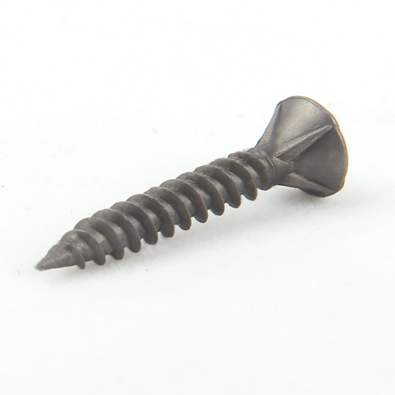 铁灰磷化 沉头四槽自攻螺丝钉 木工墙板钉 石膏板干壁钉 m3.