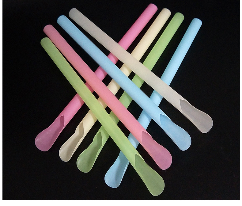 大号勺型塑料吸管 一次性奶茶粗吸管 一次性彩色吸管 塑料
