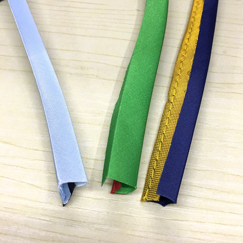 包边条古装旗袍连衣裙封滚镶缎面免烫旗袍真丝双面布料包边条