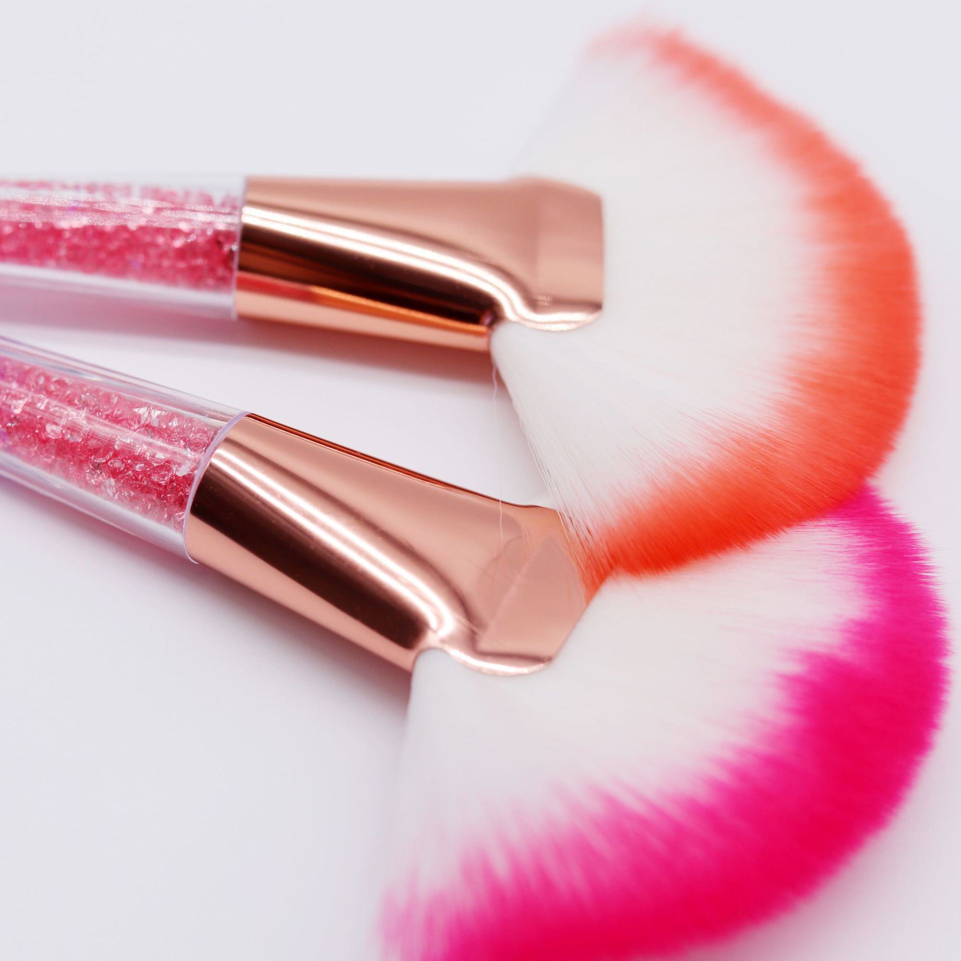 时尚渐变3色装钻余粉刷单支大扇形化妆刷