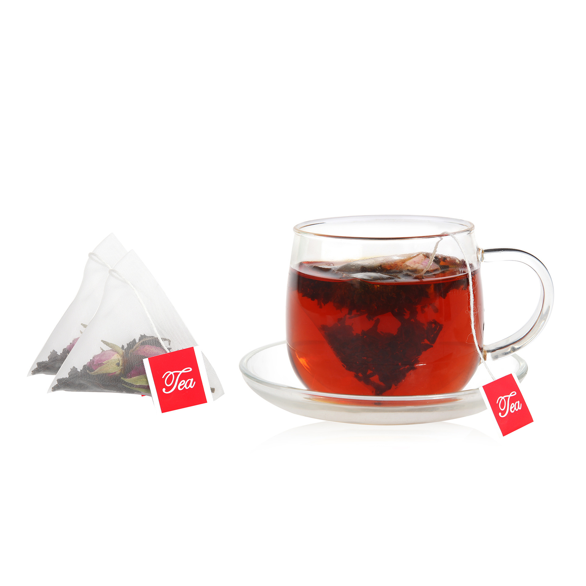 sc厂家直供法兰西玫瑰红茶袋泡茶 立体三角包订制伴手礼花茶
