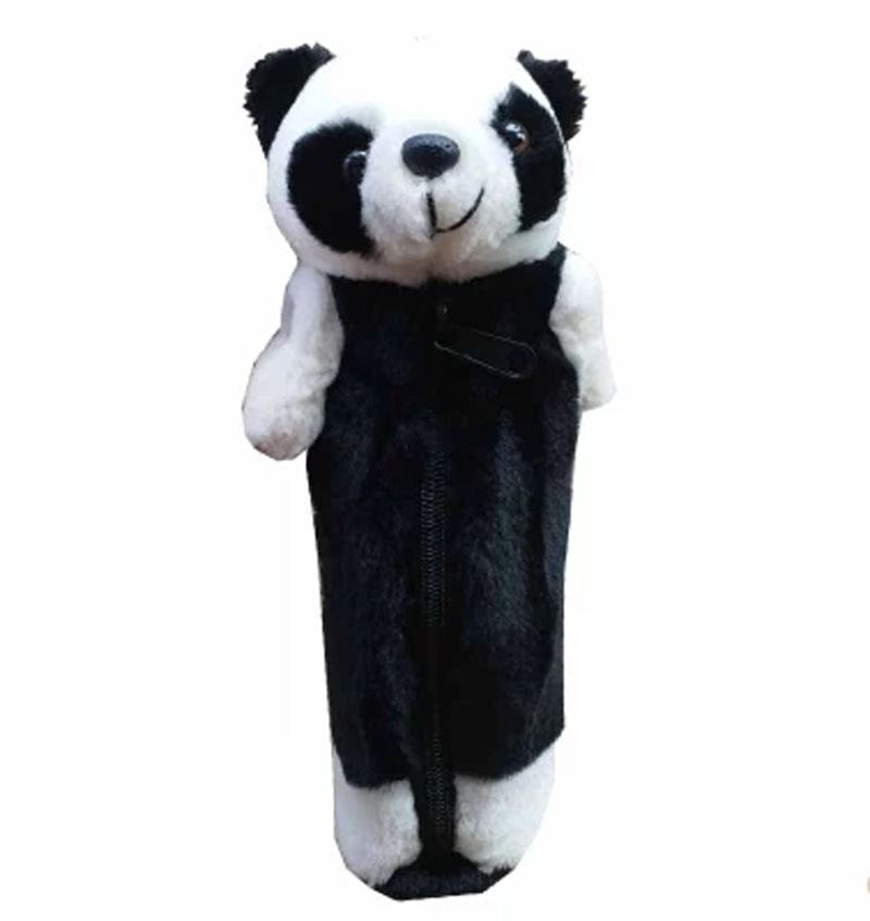 Plush Toy Panda Pencil Case Cartoon Change Purse Zipper Debris Bag Wedding Throwing Children's Toys Can Be Sent on Behalf