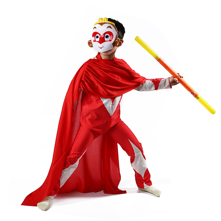 大圣万圣节演出服装记孙悟空服装齐天大圣套装cosplay孙悟空披风