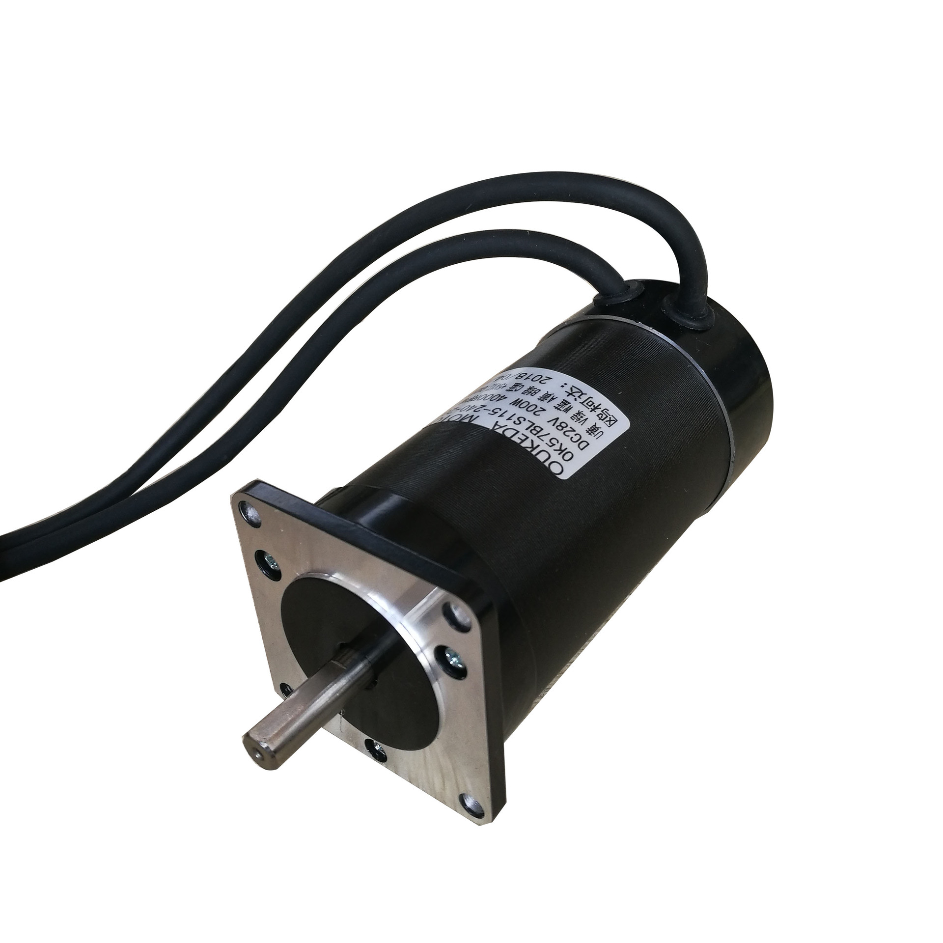 57直流无刷电机 200w 4000转 24v 高速直流电机 200w