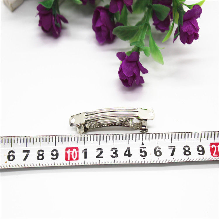 厂家直销6厘米弹簧夹优质韩版饰品材料钢发夹手工diy发饰配件