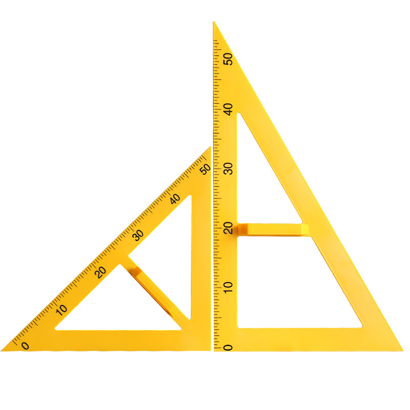教学三角板套装大教具组合教师用绘图三角尺大号塑料特大带手柄
