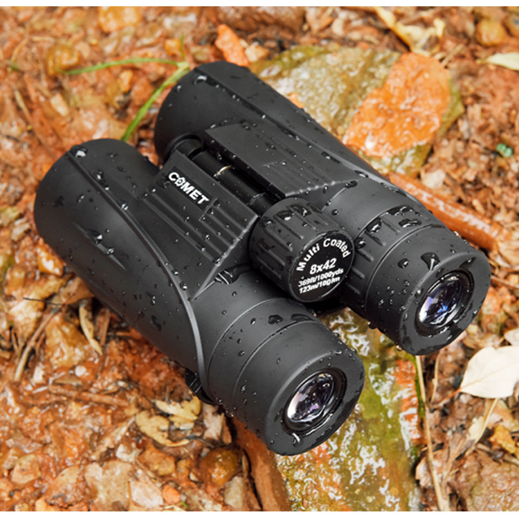 科美特望远镜高倍高清双筒金属8x42 微光夜视户外旅游望眼镜成人