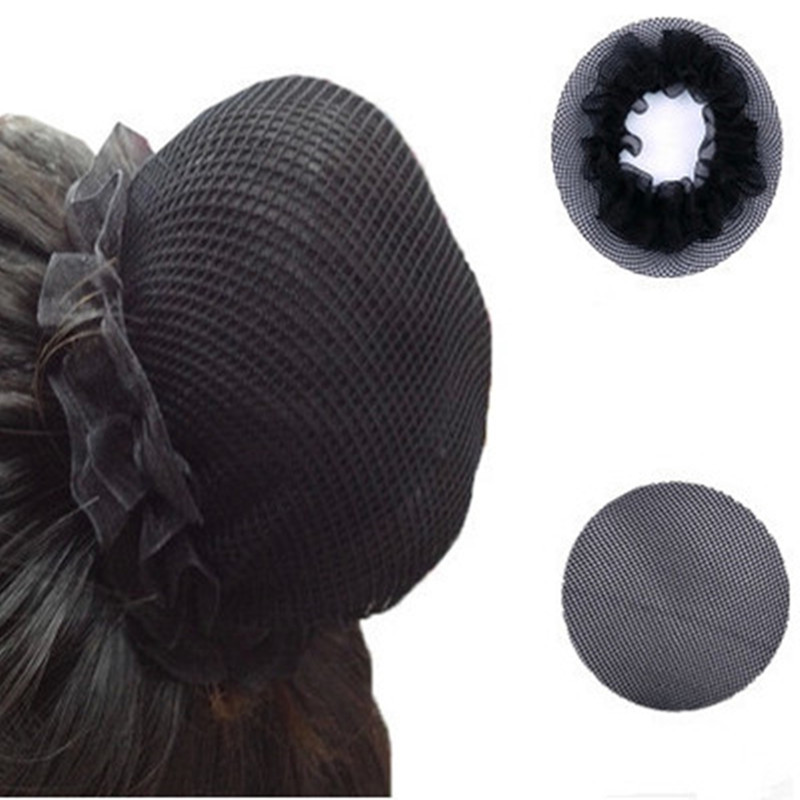 Dance Professional Head Flower Hairnet Hair Accessories Hair Ring Grading Children's Hair Net Elastic Net Hair Updo Hairnet Invisible Hair Net