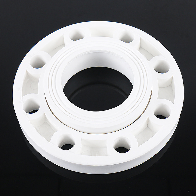 如德ppr法兰盘 活套ppr法兰 全塑水管法兰110 160瓷白国标ppr管件