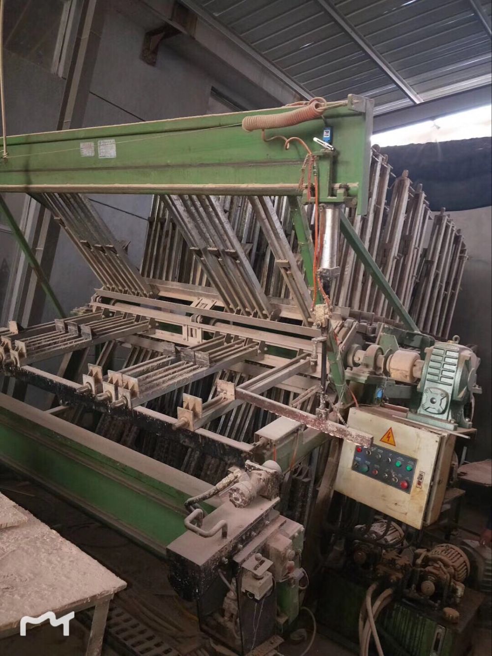 广东二手木工机械 二手台湾摩天轮拼板机 回收整厂木工机械