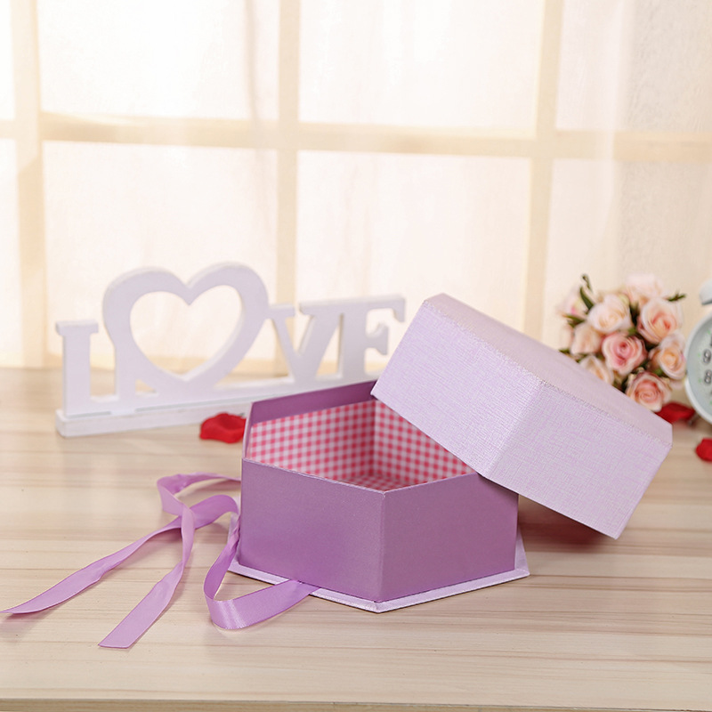 Exquisite Fresh Tiandigai Gift Box Ribbon Bow Gift Box Gift Box Wholesale Paper Box Can Be Ordered