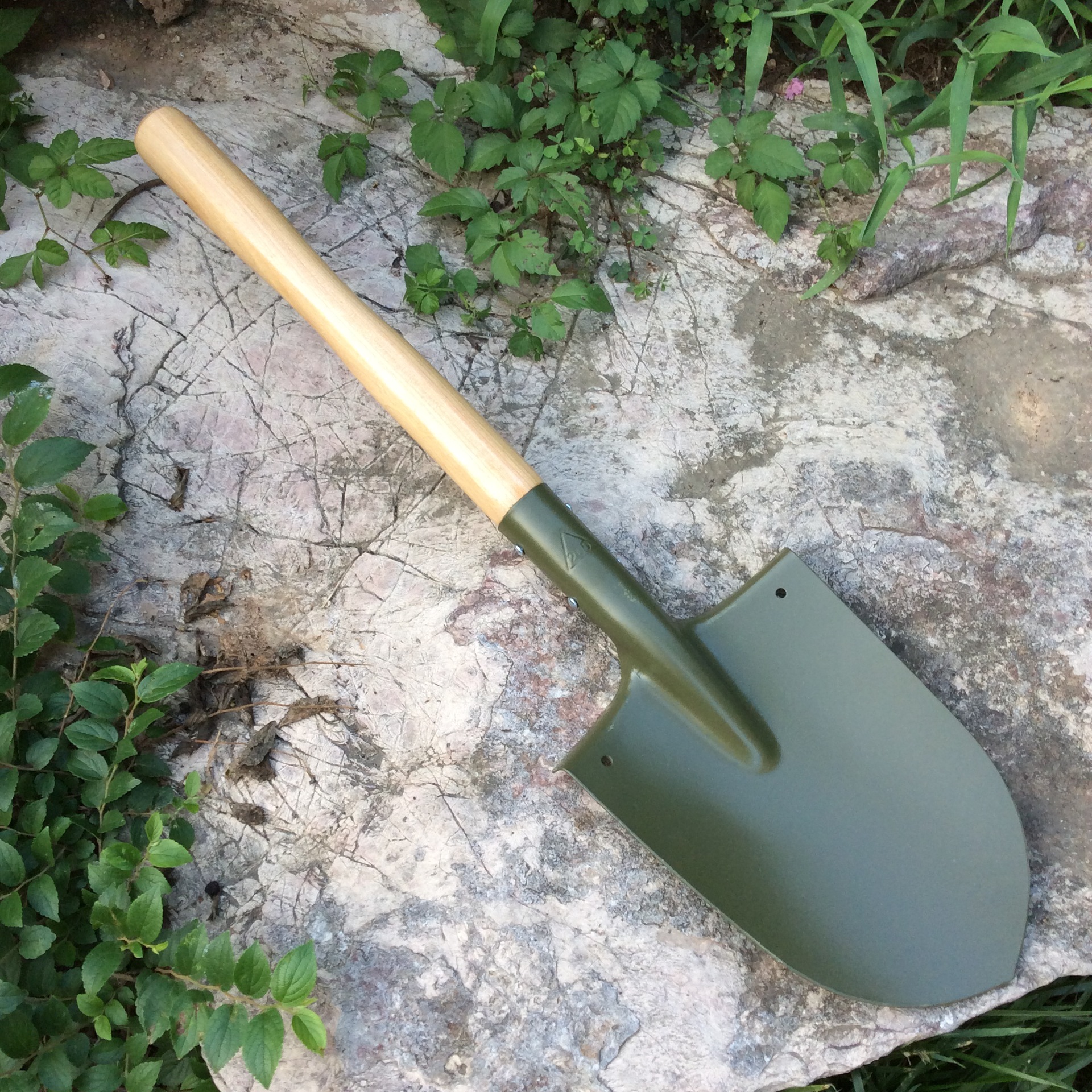 6411战备锹205工兵铲军户外铲子钓鱼工兵锹木把兵工军工铲小铁锹