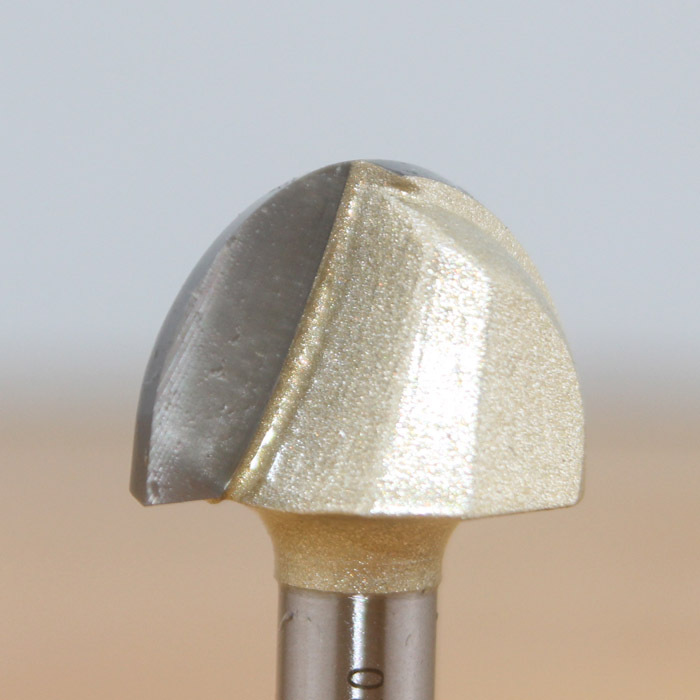 yd公制圆底刀 密度板专用 圆槽刀 圆头球头刀 木工铣刀 1/4 1/2柄