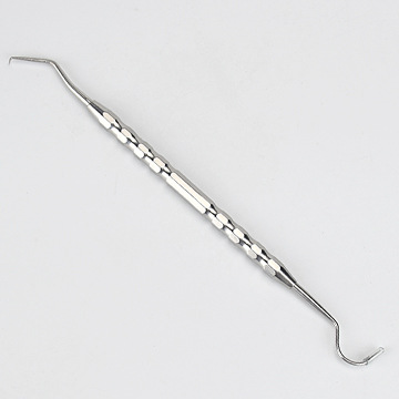 帝光不锈钢牙医工具口腔八角大弯探针 牙用钩针